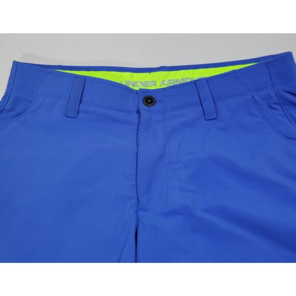 Under Armour Blue Golf Performance Pants Straight Leg Nylon Men 34/34 #1248089 - Picture 2 of 11
